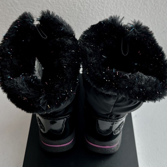 Host Pick! totes Allison Toddler Girls Sparkle, Waterproof Winter Boots 6T - Picture 7 of 9